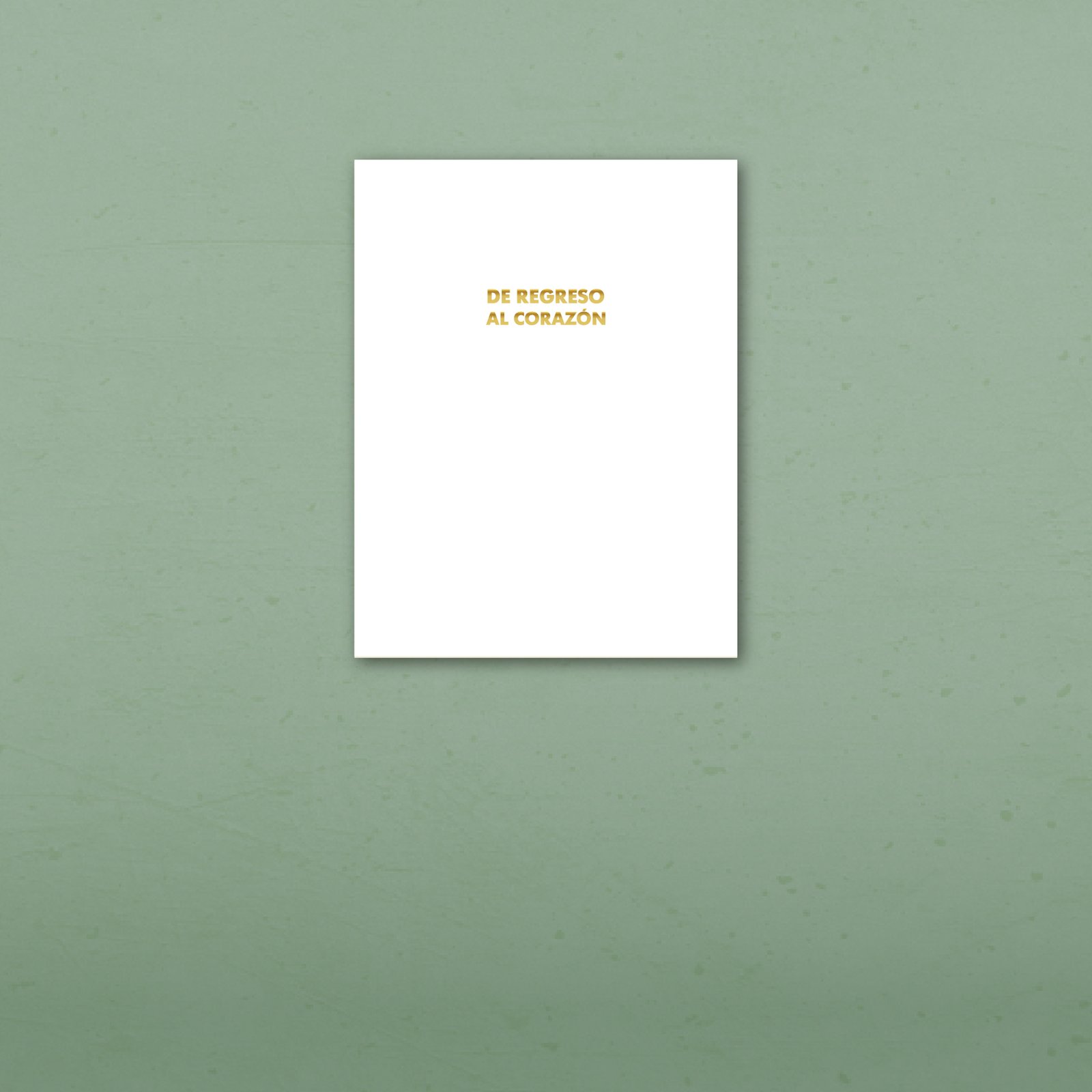 Journal De Regreso al Corazón
